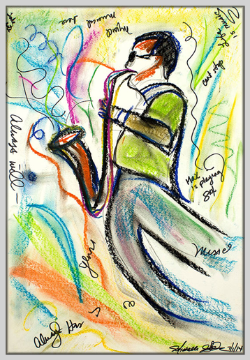 Summer Sax
medium - Pastel