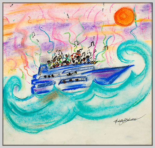 Swingin' at Sea
medium - Pastel