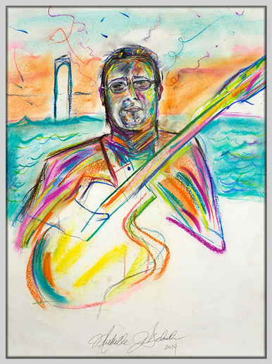 Max on Sax
medium - Pastel